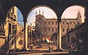 Canaletto - Capriccio de la Scuola di San Marco depuis la Loggia du Palazzo Grifalconi-Loredan.JPG