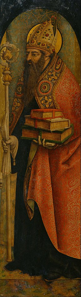 St. Augustine by Carlo Crivelli