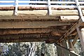 English: Underside of the Carrathool Bridge over the Murrumbdigee River at Carrathool, New South Wales