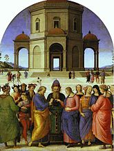 Marriage to the Virgin, Perugino, c. 1448
