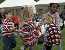 Children's clothing needs to be useful for playing. Children dancing.jpg