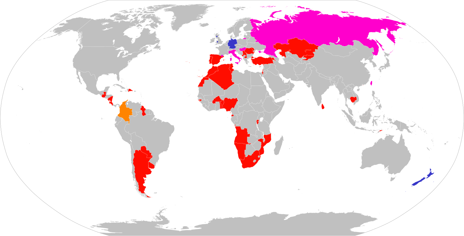 Majoritarian electoral System. Closed and listed.