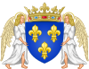 Coat of Arms of Charles VII of France (c ounterseal).svg