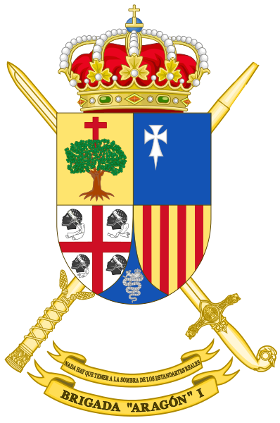 File:Coat of Arms of the 1st Brigate Aragón (Polyvalent Brigade).svg