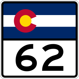 <span class="mw-page-title-main">Colorado State Highway 62</span> State highway in Colorado, United States