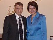 Gates with Congresswoman Cathy McMorris Rodgers (12 March 2008)