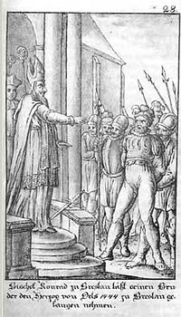 Conrado IV arresta a su hermano Conrado VII