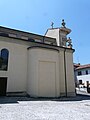 Complesso laterale della chiesa di Santa Lucia, Conzano, Piemonte, Italia