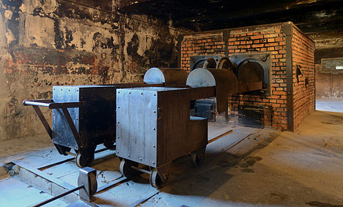 Crematorium at Auschwitz I.