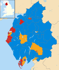 2005 results map