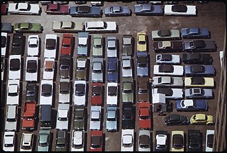 More colour variety in 1973, America DOWNTOWN PARKING LOT - NARA - 553303.jpg