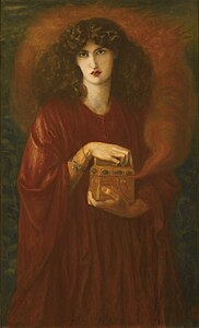 Pandora de Dante Gabriel Rossetti, 1871