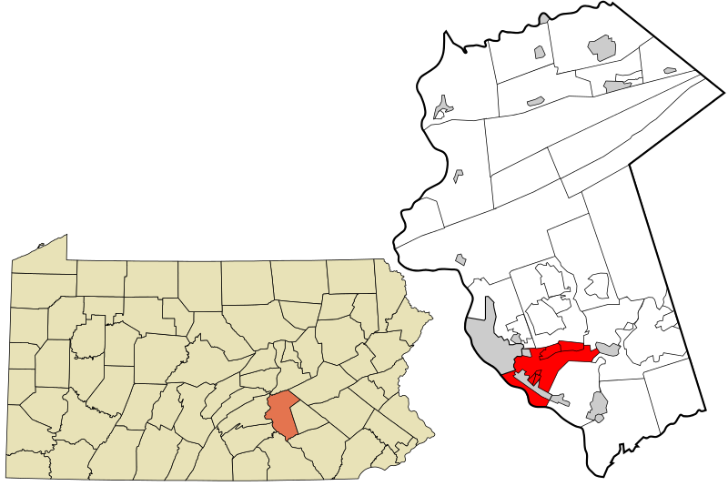 File:Dauphin County Pennsylvania incorporated and unincorporated areas Swatara township highlighted.svg