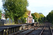 Marchwood railway station, October 2018