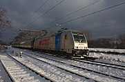 Traxx E483.255 jako pociąg KŚ99017 z Katowic do Zwardonia