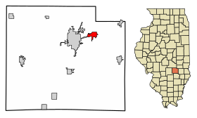 Locatie van Teutopolis