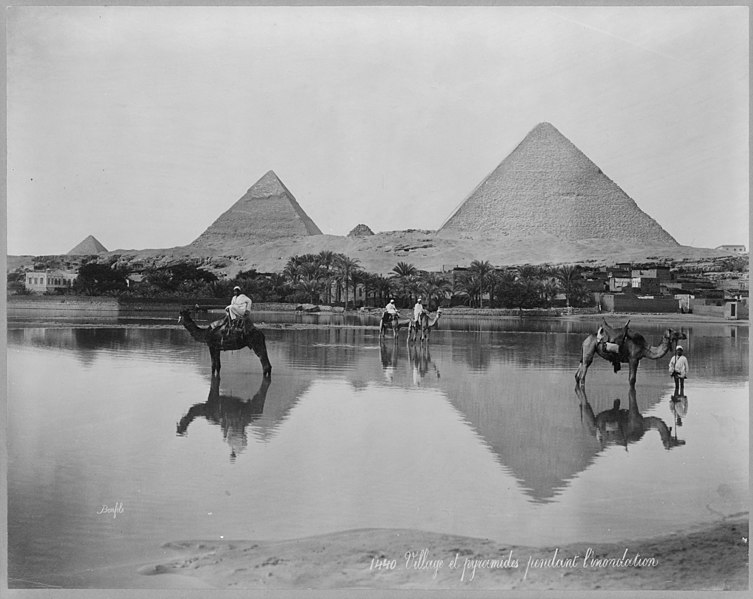 File:Egypt. Village and pyramids during the flood-time. ca. 189- LCCN2001705532.jpg