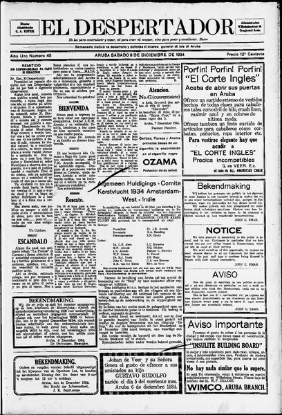 File:El Despertador (8 december 1934) - Aruba (IA BNADIGDESPERTADOR19341208).pdf