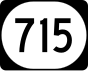 Kentucky Route 715 işaretçisi