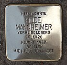 Eltville am Rhein Stolperstein Leergasse 22 Hilde Mannheimer.jpg