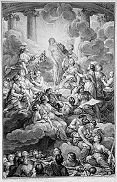 If there is something you know, communicate it. If there is something you don't know, search for it.
-- An engraving from the 1772 edition of the Encyclopedie; Truth, in the top center, is surrounded by light and unveiled by the figures to the right, Philosophy and Reason Encyclopedie frontispice full.jpg