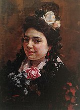 Retrato de Asunción Castro, esposa del pintor año 1894