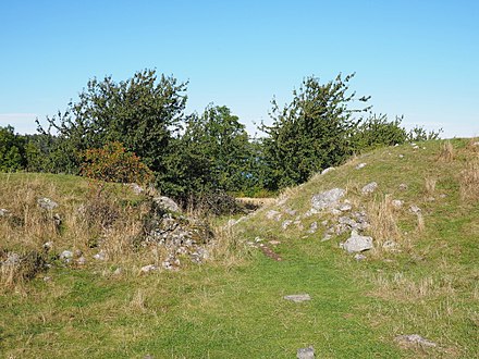 An entry point in a Viking-era defensive wall on Birka