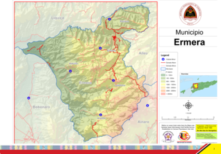 Mapa geral de Ermera