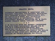 Erna memorial plaque