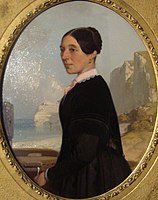 Portrait Madame Césaire Blanquet, proprietress of the Hôtel des Artistes at Etretat, Musée des Pêcheries, Fécamp