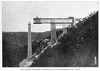 Tijdens de bouw in 1905.