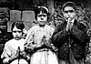 Lúcia Santos (middle) with her cousins Francisco and Jacinta Marto