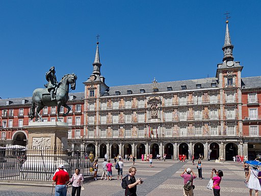 Felipe III - Casa de la Panadería - Plaza Mayor de Madrid - 01