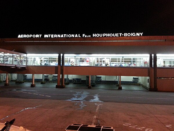 Felix-Houphouet Boigny International Airport in Abidjan