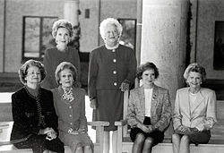 250px First Ladies at Ronald Reagan Presidential Library