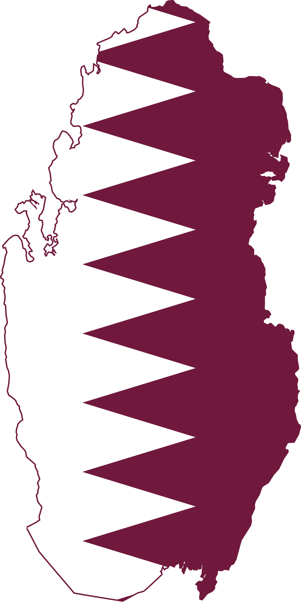 File Flag Map Of Qatar Svg Wikipedia