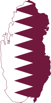 File:Flag-map of Qatar.svg