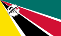 Flag of the Republic of Mozambique (1975–1983)