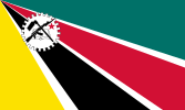 Flag of Mozambique (1975–1983)
