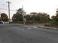 The station entrance as seen from Waverly Avenue (Suffolk CR 61).