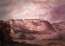 A painting of Fort Snelling. Fort Snelling.jpg