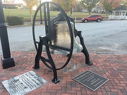 Freedom Bell on Main Street