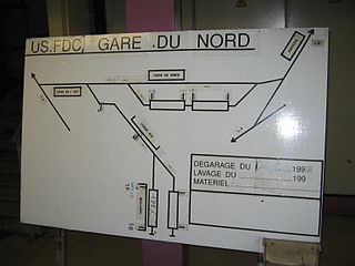 Plan de Gare du Nord USFRT.