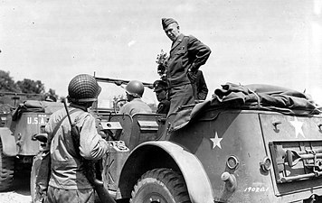 General George C. Marshall in Dodge Command Car, 1944