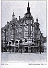 Geschäftshaus der ehemaligen Baufachausstellung an der Charlottenstraße 80–82 im Düsseldorf, erbaut1893 bis 1894, Architekt Emil Woker.jpg