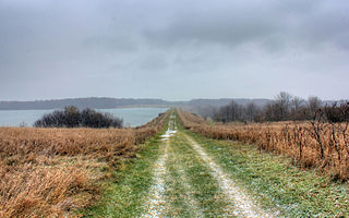 Shabbona Lake State Park park in Illinois, USA