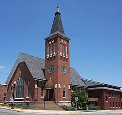 Mooresville Government Center, formerly a Methodist church