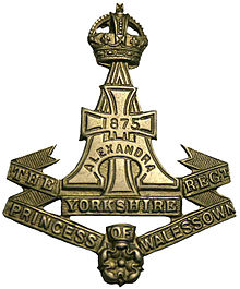 Green Howards' cap badge Green Howards regimental cap badge.jpg