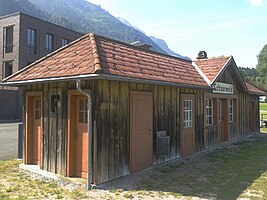 Haltestellengebäude Schaanwald, Nord/Ostseite