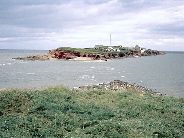 Hilbre Island, approximately 1 mi (1.6 km) offshore from West Kirby